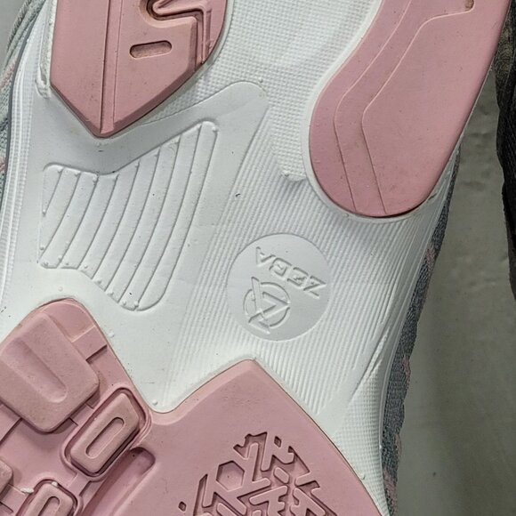 Zeba Hands Free Slip On Sneakers Shoes Women 7 Rose Gray Pink Slip Resist - Picture 10 of 10